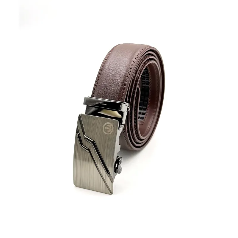 JEANSWEST Cow Leather Leather Belts Men's 3.5CM-1