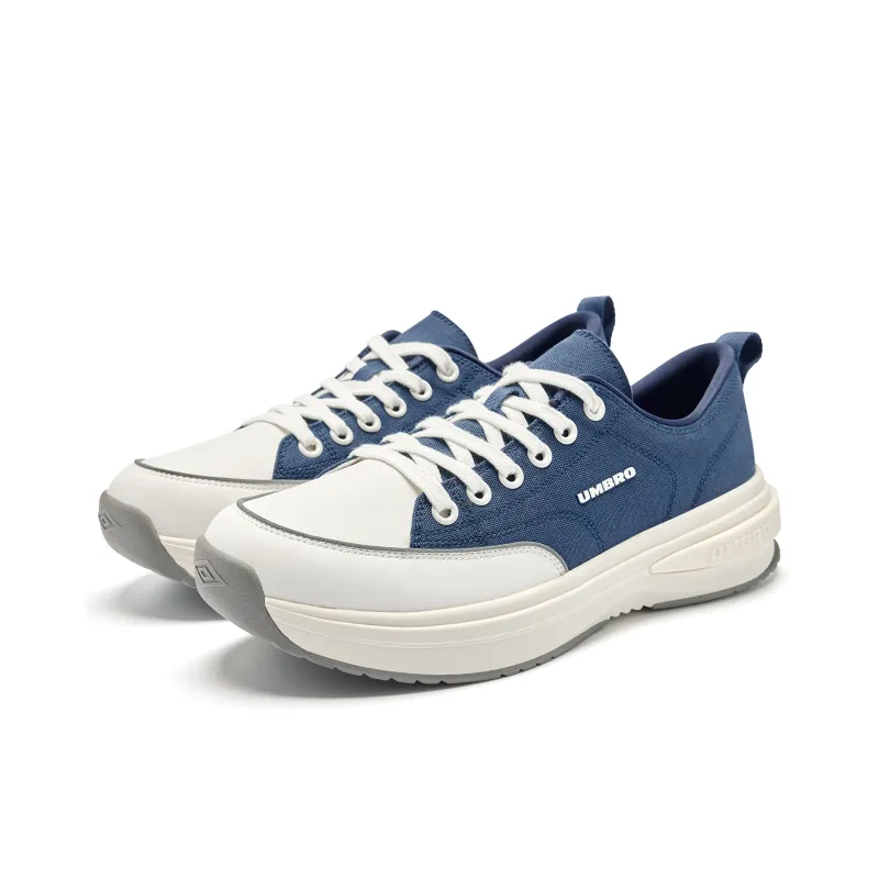 Umbro Canvas Shoes Unisex Low Top Black/Umbro White, Sage Blue/Ivory White, Ivory White/Umbro White, Orchid Purple/Tofu Yellow-9
