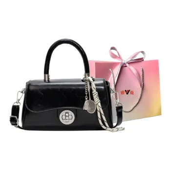 Yalu PU Handbag Shoulder Bag Crossbody Bag Regular Women's Black/Ecru/Coffee/Pink/Gray
