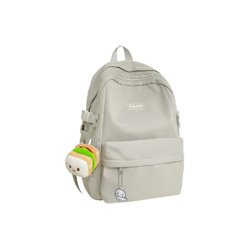 BALANG Nylon Backpack Unisex Ecru/Blue/Black/Gray-13