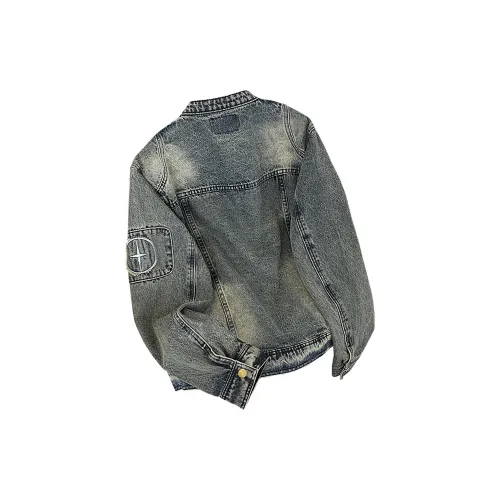 GY.VG Denim Jackets Unisex Blue