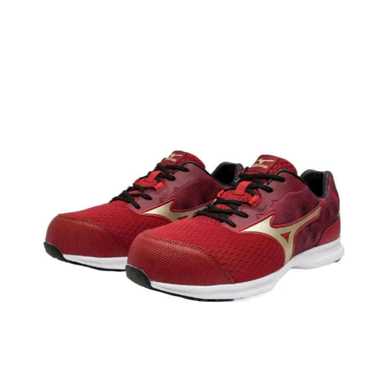 Mizuno Low-Top Training Shoes Unisex 1Red Gold-2
