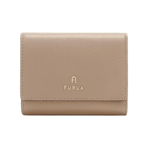 Furla Leather Wallet Small Size Women's .Imgur.com Mud Gray Color