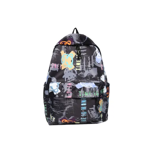 KAMLUI Nylon Backpack Regular Unisex White/Light Gray/Black/Blue
