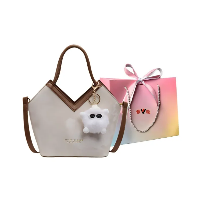 Yalu PU Handbag, Shoulder Bag, Crossbody Bag Regular Women's Blue/Brown/Pink/Gray/Black-2