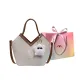 Brown with Charm-Shopping Bag