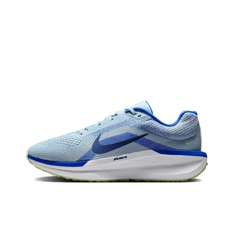 Nike Winflo 11 Anti Slip Wear Resistant Low Top Casual Running Shoes Men's Blue-0