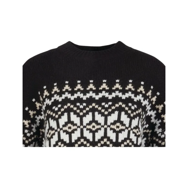 BARBOUR Cleaver Knitted Jumper Sweater Women's Black-4