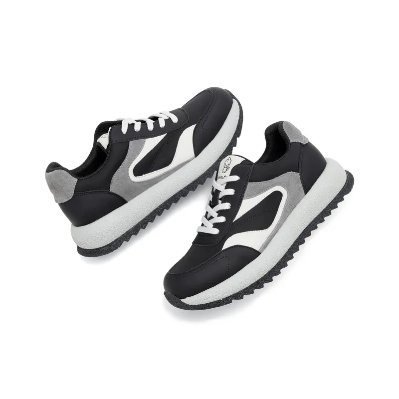 KANGLONG Anti Slip And Wear Resistant Height Increasing Low Top Casual Shoes Men's-17