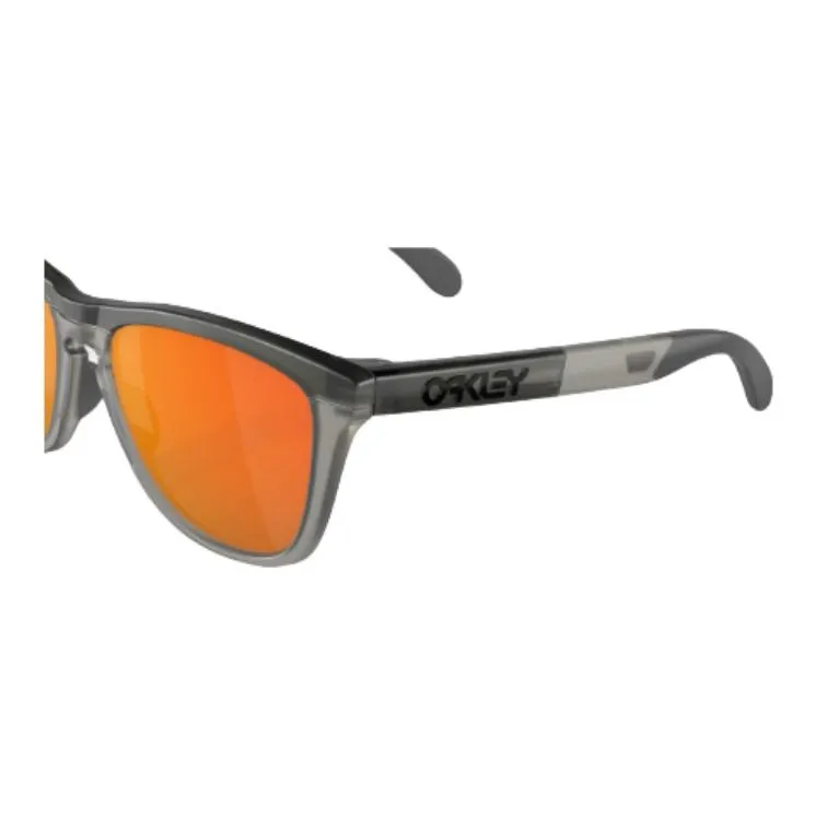 Oakley Acetate Irregular Shape Sunglasses Men's Gray-3