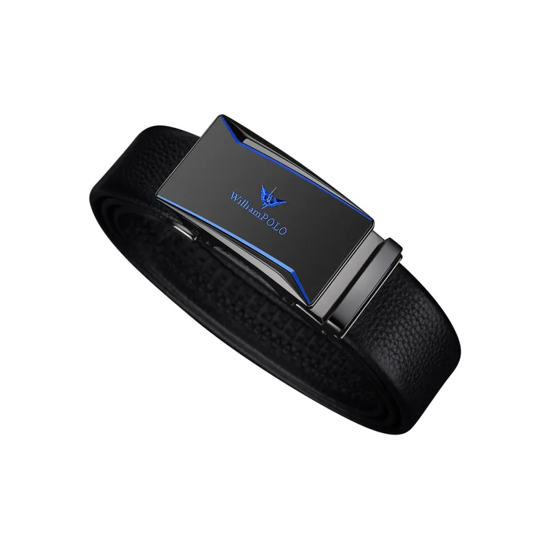 WilliamPOLO Top Grain Cow Leather Leather Belts Men's Multicolor 3.5cm Width-2