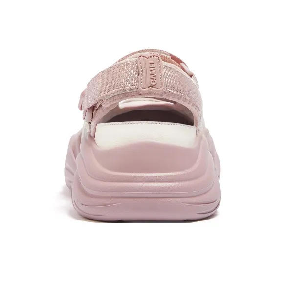 CAMEL Beach Sandals Women's Ecru, Beige/Pink, Beige/Black-10