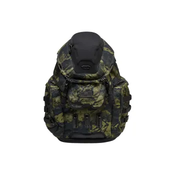 Oakley Nylon Backpack Unisex Green Camouflage