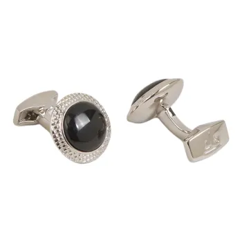 TATEOSSIAN Engraved Onyx Cufflinks
