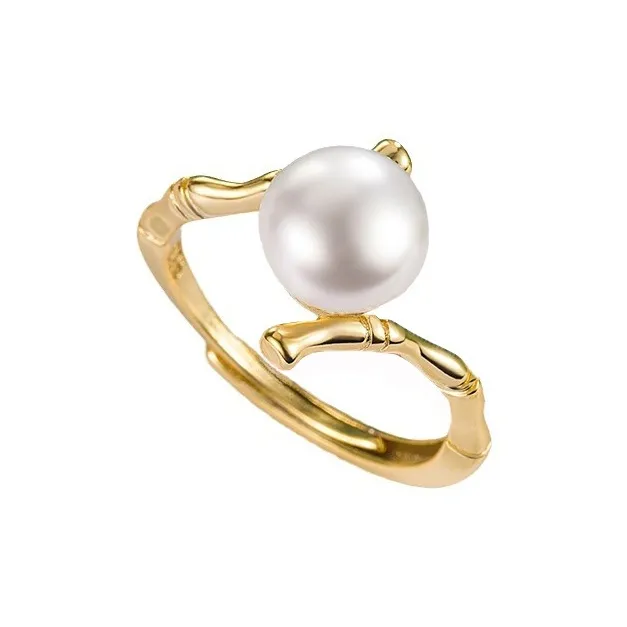Love Pearl Rings Women's-0