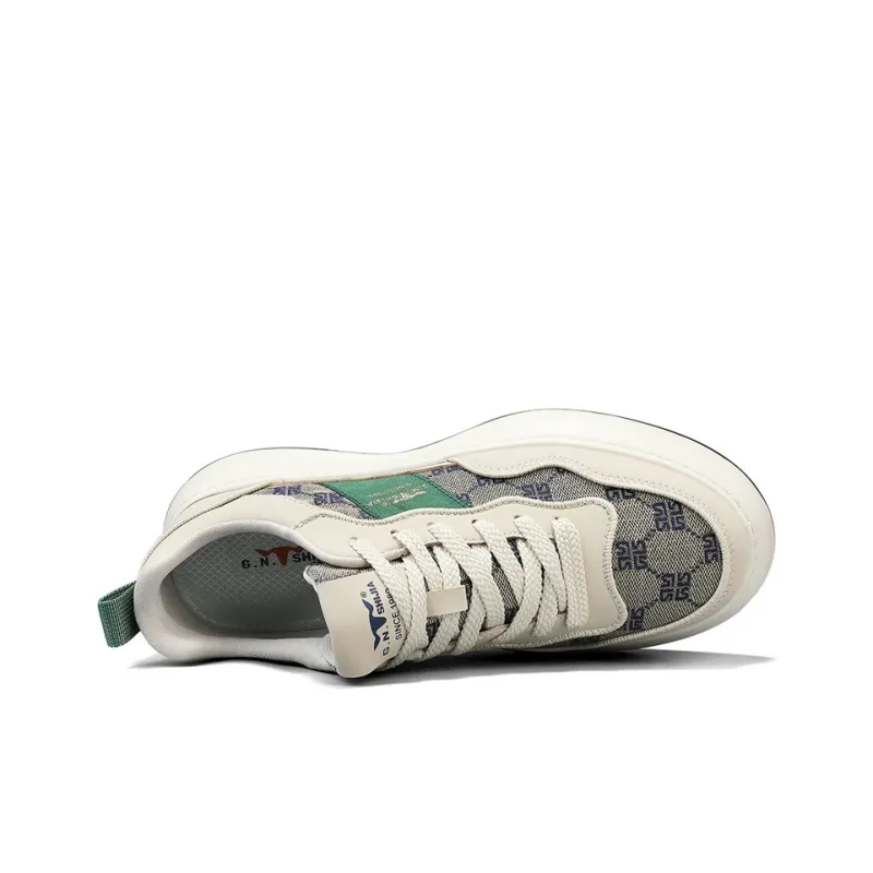 G.N.SHIJIA Cushioning Anti Slip Wear Resistant Breathable Lightweight Height Increasing Low Top Casual Shoes Men's-4