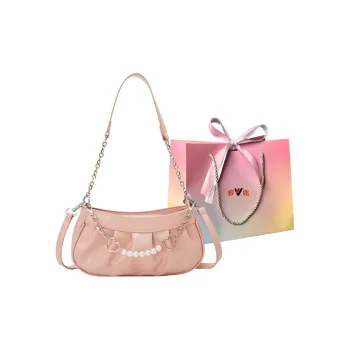 Yalu PU Shoulder Bag Regular Women's Ecru/Pink/Silver/Black