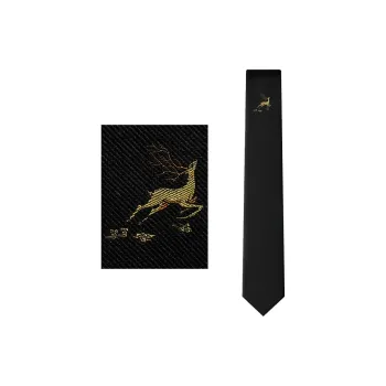 WILLIAM MILTON Mulberry Silk Ties Men's Black High End Business Formal Luxury Accessories Gift Box Set