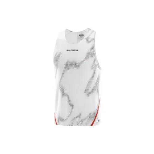 SALOMON S/LAB Speed Tank Tops Men's White