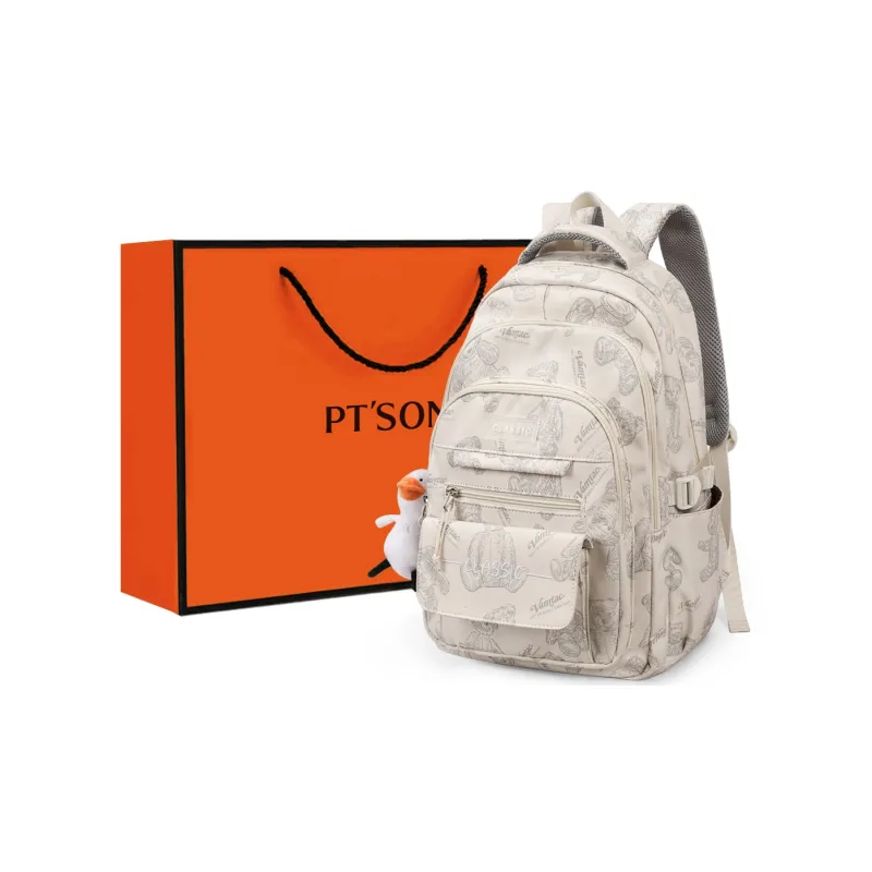PT'SON Fabric Backpack Women's Multicolor-0