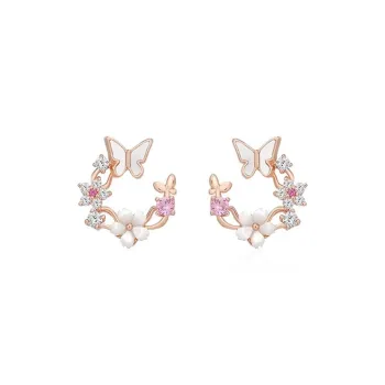 ONEKISS Gold Plated Copper Earrings Women's