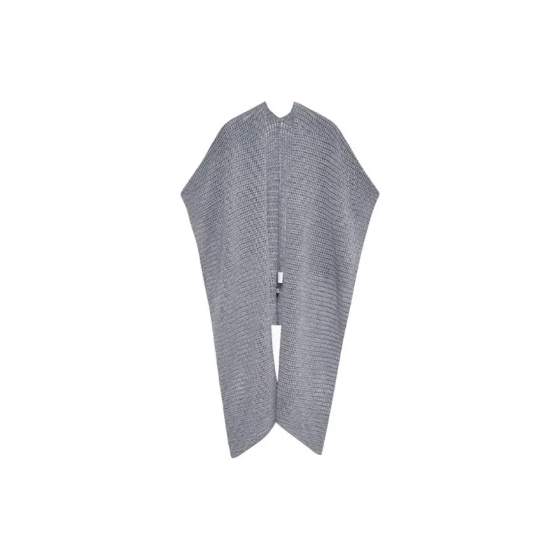 DKNY Polyester Shawls Women's Gray-1