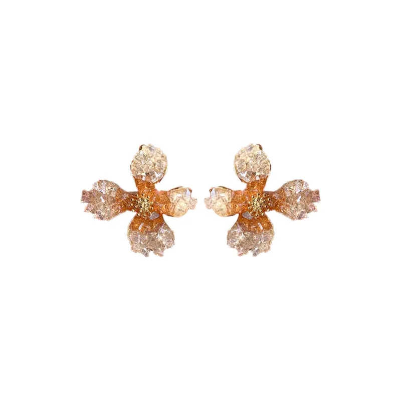 ONEKISS Gold-Plated Copper Earrings Women's-19