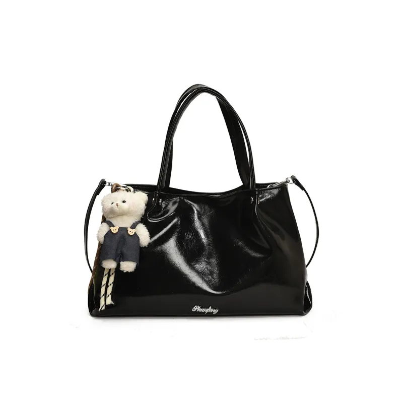 Yalu PU Shoulder Bag, Crossbody Bag, Handbag Regular Women's White/Silver/Black/Pink-6