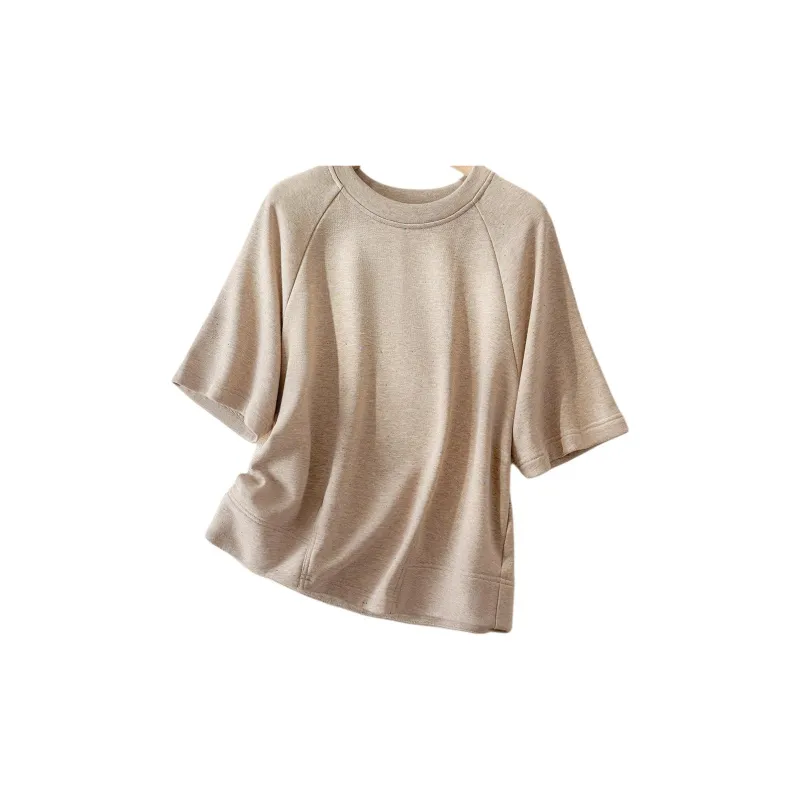 IHIMI Sweatshirts Women's Light Khaki-1