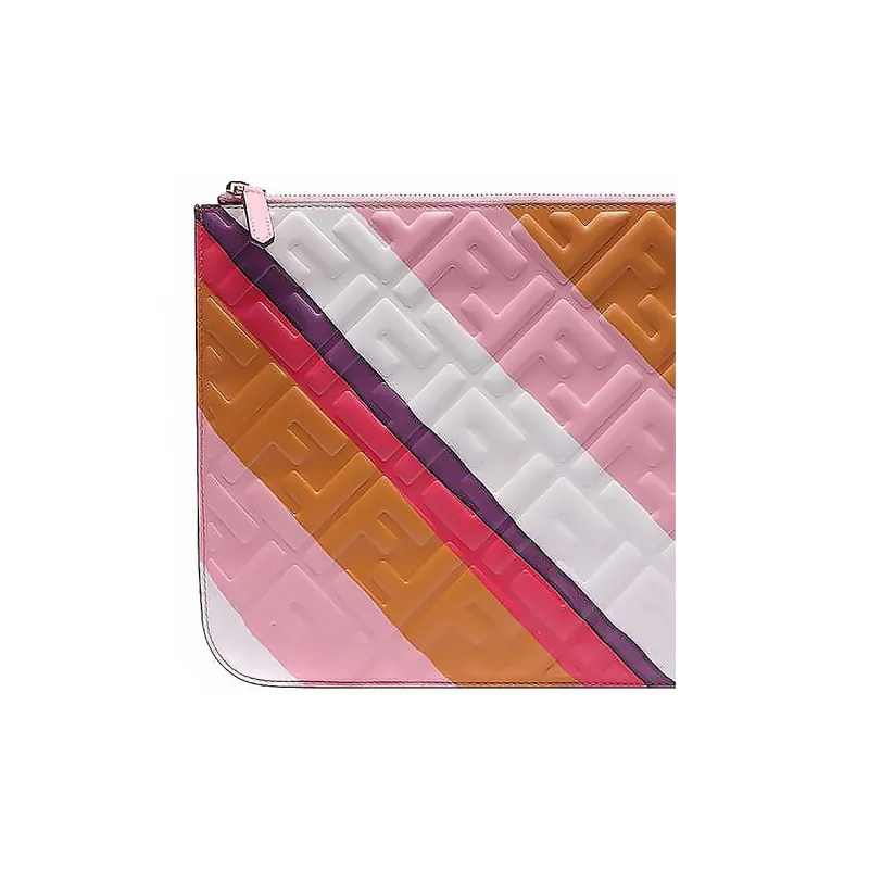 FENDI Nappa Leather Clutch Women's-4