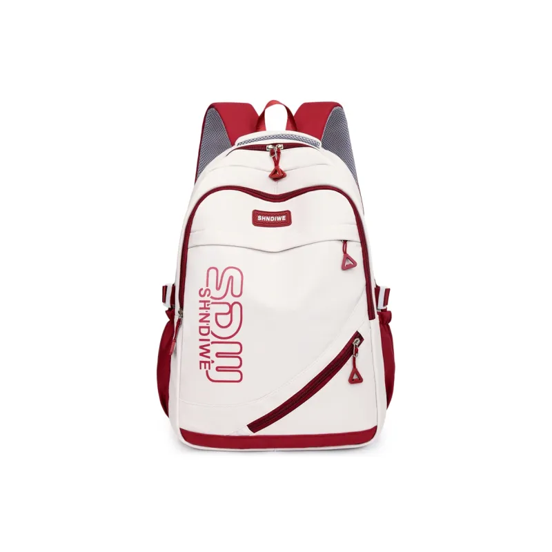 URBAN FOREST Oxford Backpack Regular Unisex Black/Burgundy/Blue/White & Red/White & Gray-8