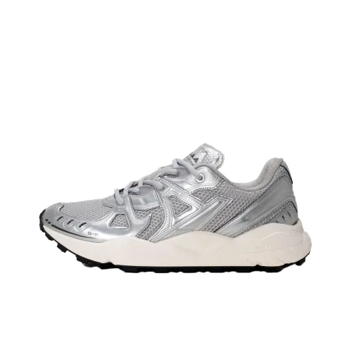 RUN OF Metallica Low-Top Casual Shoes Women's Silver
