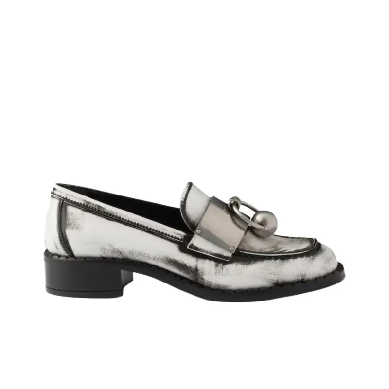 PRADA Loafers 3.5cm Women's White-1