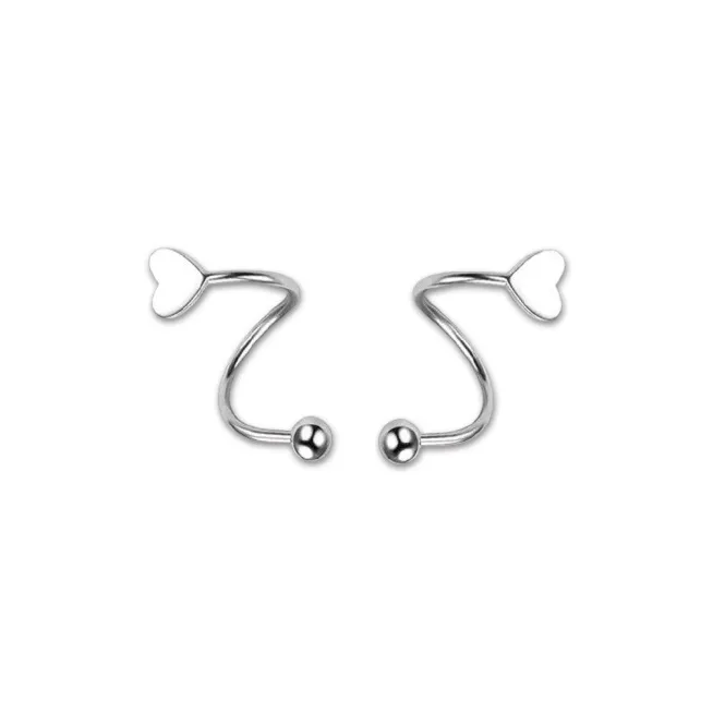 LuluCanaan Titanium Steel Stud Earrings Women's-4