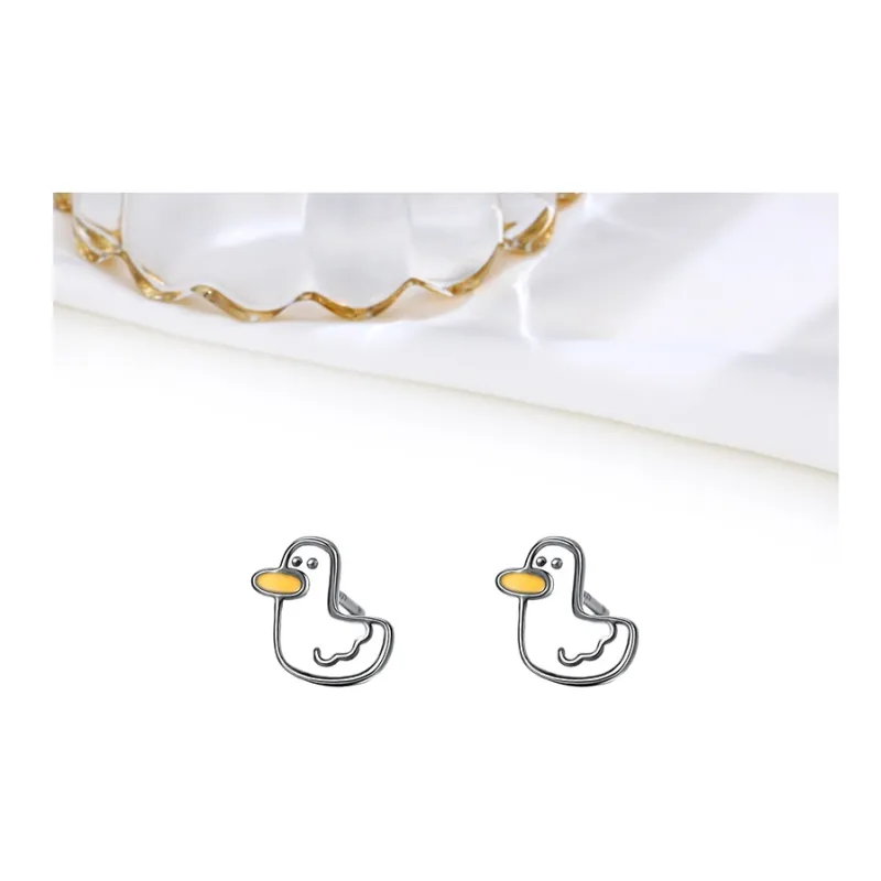 MIDNIGHT MOMENT S999 Silver Stud Earrings Women's-2