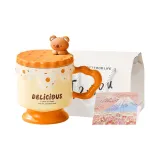 Cookie Bear Yellow+Greeting Card[Portable Gift Box Set]