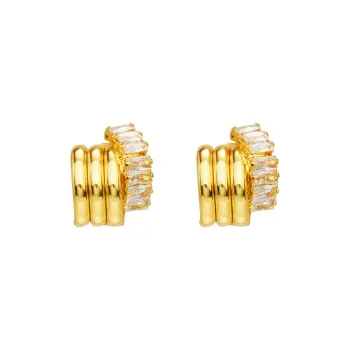 Anxious 925 Silver Needles Earrings Women's