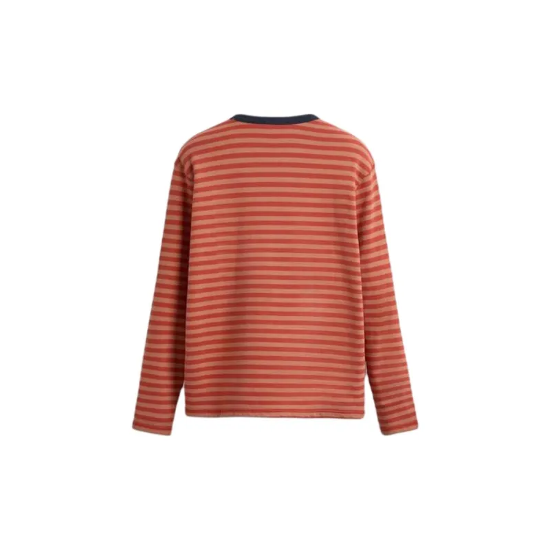 ZARA T-Shirts Men Orange Red-1