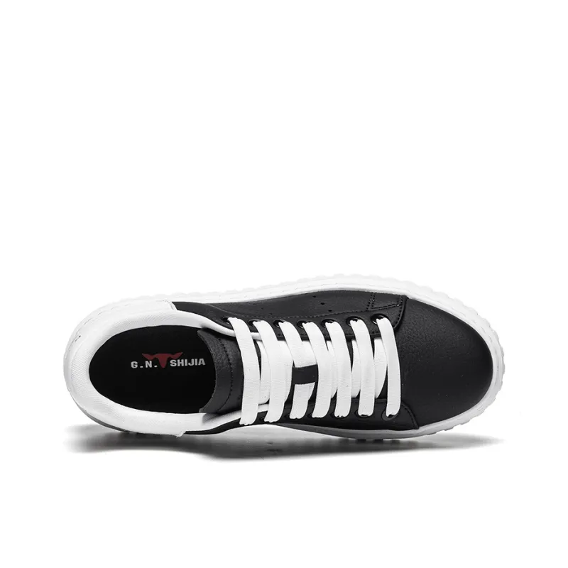 G.N.SHIJIA Lightweight Breathable Height Increasing Low-Top Skateboard Shoes Men's-3
