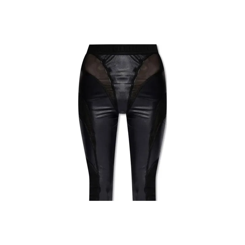 VERSACE JEANS COUTURE Leggings Women's Black-4