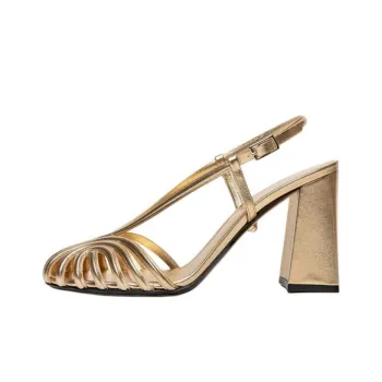 ALEVI Marta Strap Sandals 9cm Women's Gold