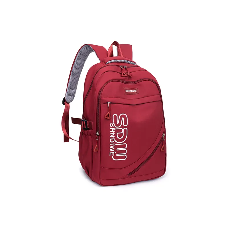 URBAN FOREST Oxford Backpack Regular Unisex Black/Burgundy/Blue/White & Red/White & Gray-4