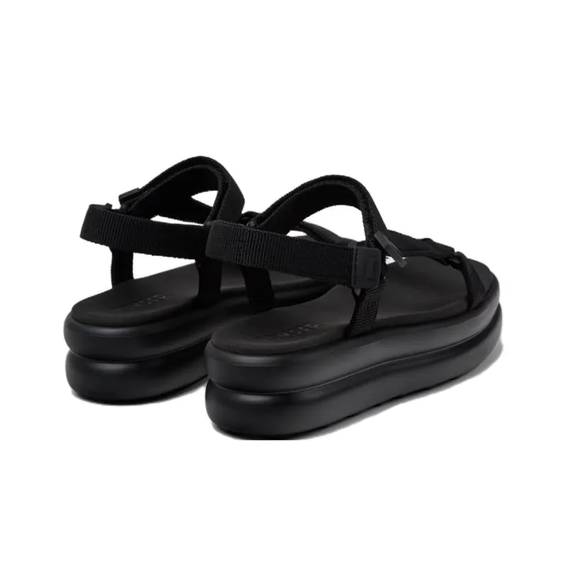 CAMPER Pelotas Flota Up One Strap Sandals 5.1cm Women's Black-2