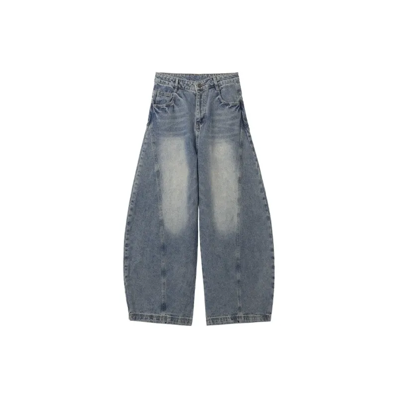 WELTER EXPERIMENT Trendy Jeans Unisex Blue Single Item-4