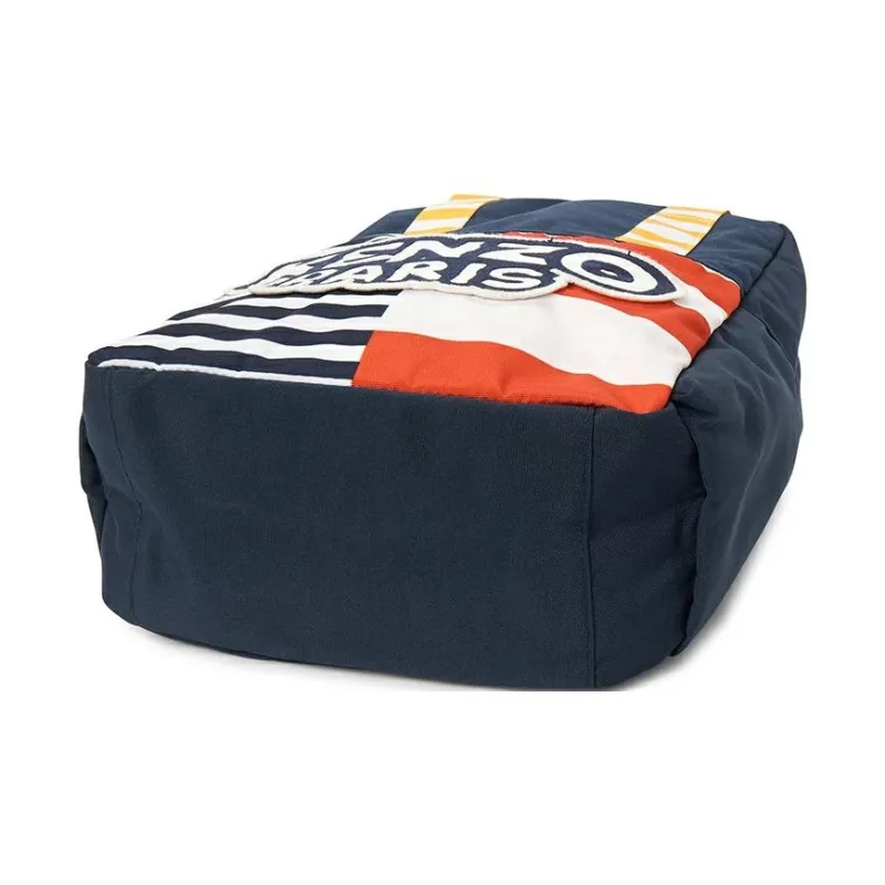 KENZO Kids Rucksack Logo-embroidered Backpack-4