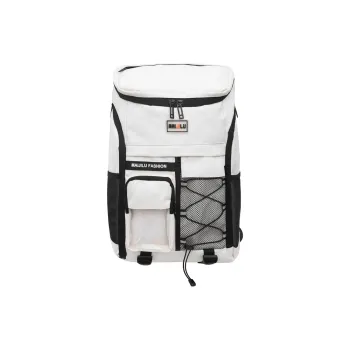 GOBLIN SHARKS 1759 Laminated Oxford Cloth Backpack Regular Unisex White/Black/Gray