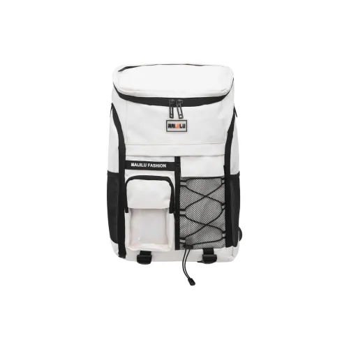 GOBLIN SHARKS 1759 Laminated Oxford Cloth Backpack Regular Unisex White/Black/Gray