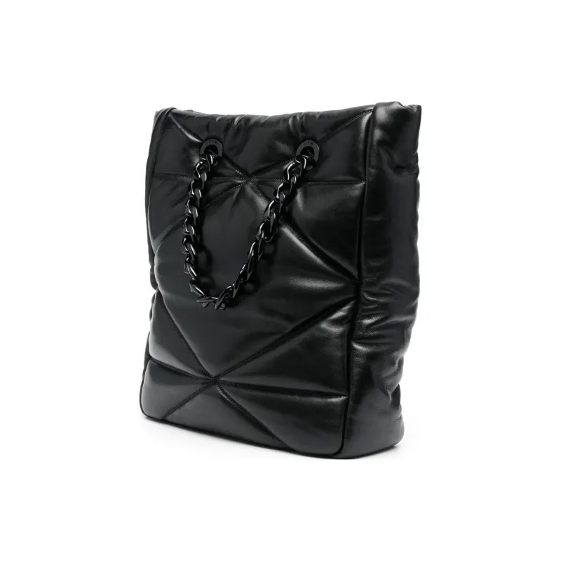 MCM Travia Visetos Calfskin Tote Bag Shopping Bag Handbag Shoulder Bag Medium Size Women's Black-1