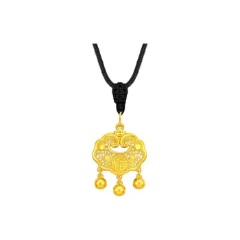 FUSSEM S999 Fine Silver Sterling Silver Necklaces Women's