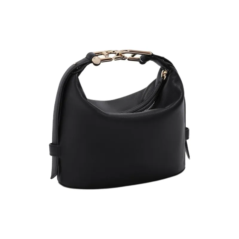 Furla Calfskin Handbag Mini Women's Black-1